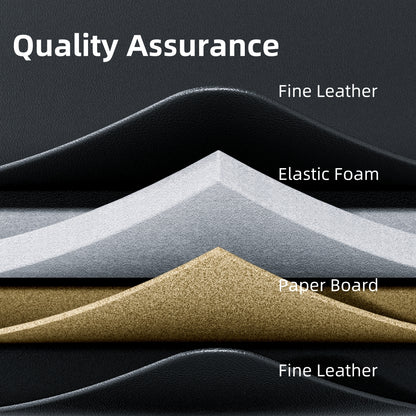 Soft Car Knee Cushion for Fatigue and Pain Relief, Leather
