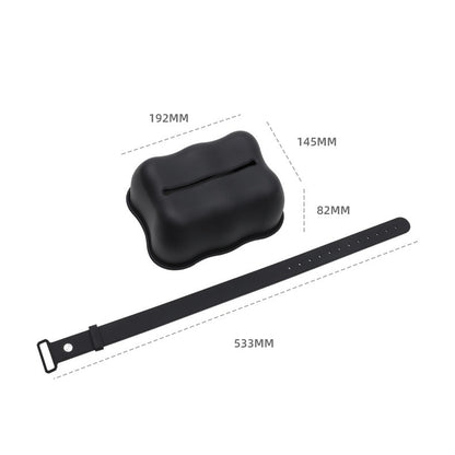 Waterproof Tissue Box Holder with Strap for Tesla Model 3/Y/X/S, Silicone