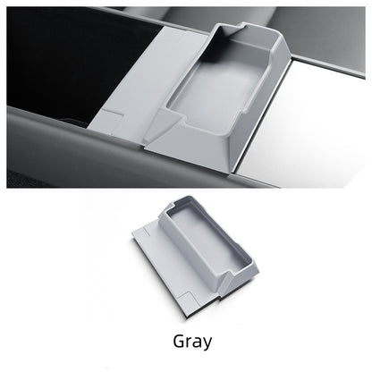 Vehicle Center Console Storage Tray for Tesla Model3/Y, Silicone