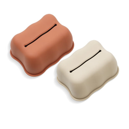 Waterproof Tissue Box Holder with Strap for Tesla Model 3/Y/X/S, Silicone