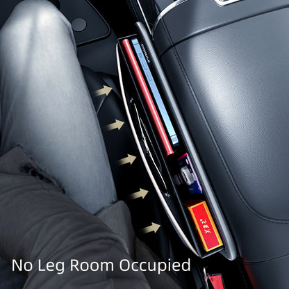 Multi-functional Side Pocket Organizer for Car Seats, Leather