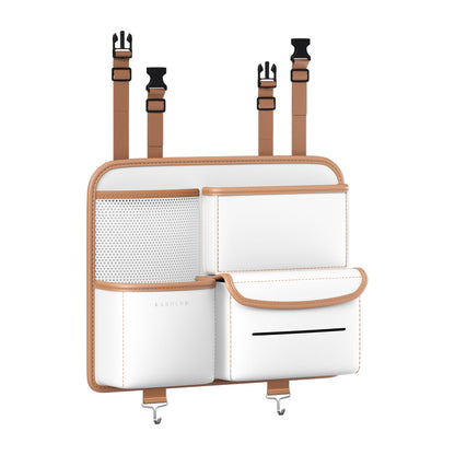 Multi-functional Car Organizer for Seat Back, PVC Leather