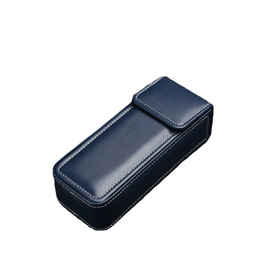 Vintage Glasses Case with Magnetic Button, PU Leather, Rectangle