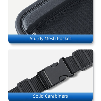 Multi-functional Car Organizer for Trunks, PU Leather, Black