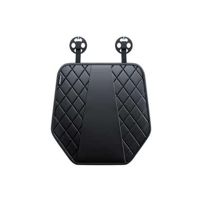 Car Seat Cushion with Anti-slip Silicone Pad, Leather