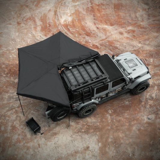 Waterproof Batwing Awning Tent with Storage Bag for Vehicle, 270 Degree, Overland, Oxford Fabric