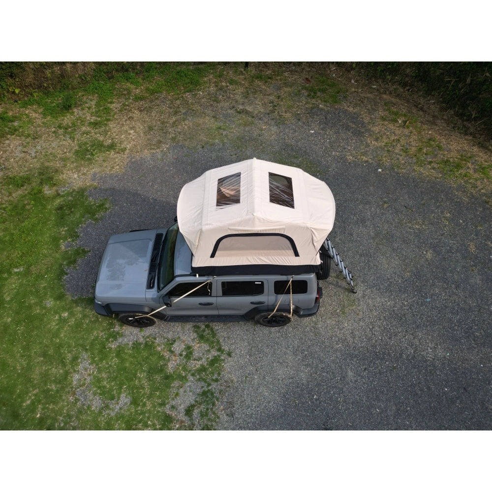 Inflatable Roof Tent with Hand Pump for Car Truck and SUV, 2 Persons, Oxford