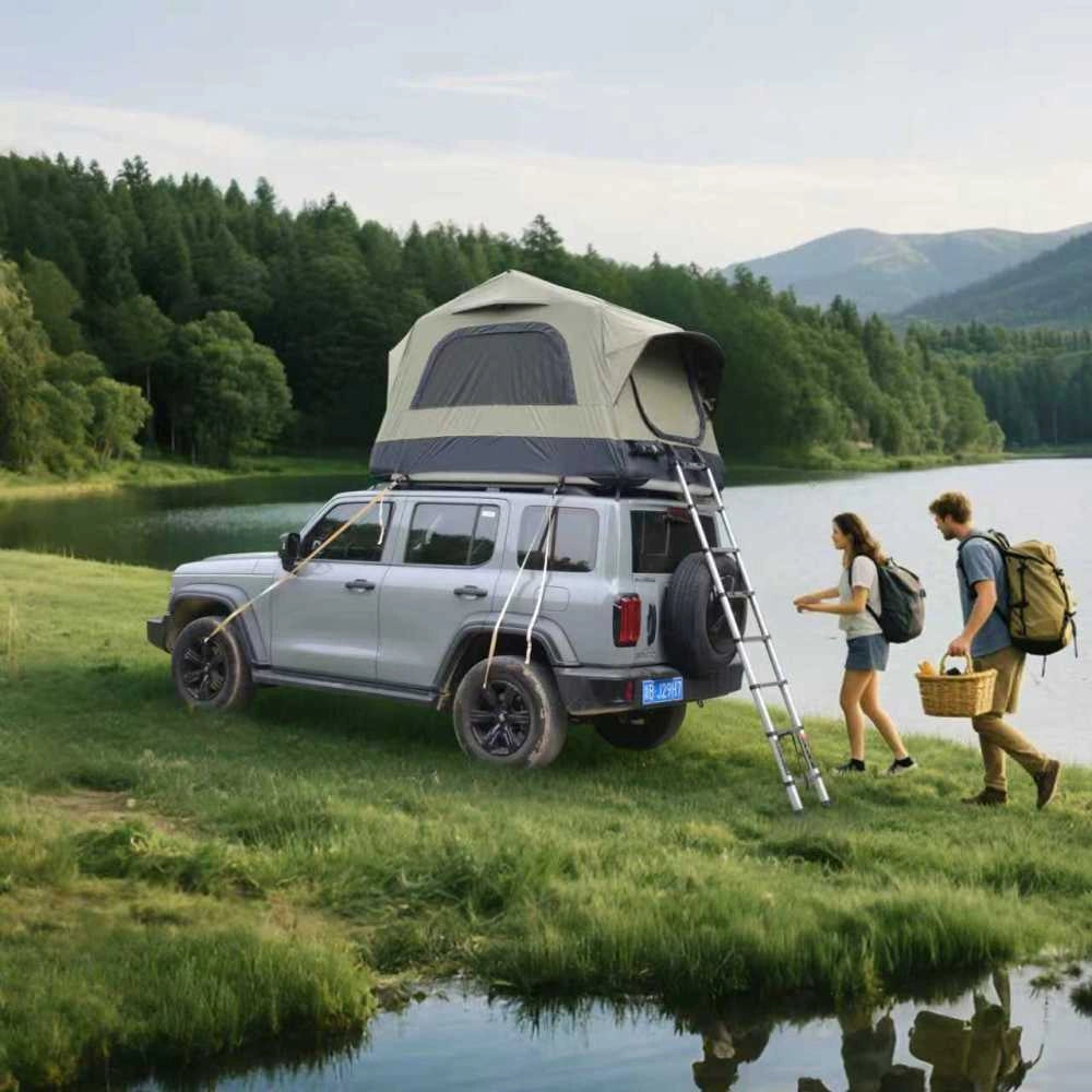 Inflatable Roof Tent with Hand Pump for Car Truck and SUV, 2 Persons, Oxford
