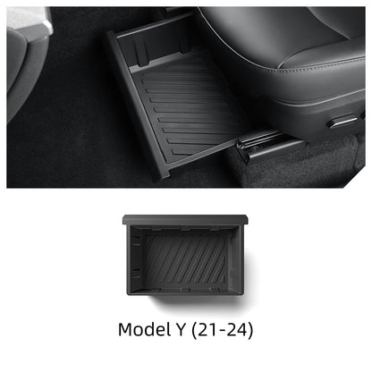 Vehicle Seat Organizer Box for Tesla Model Y/X, TPE