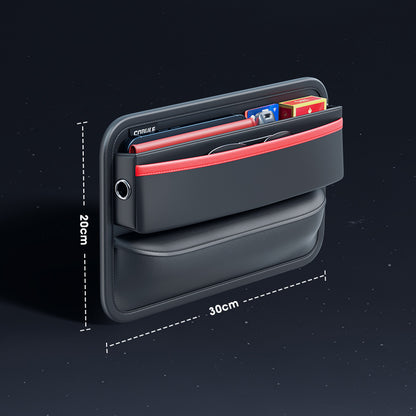 Multi-functional Side Pocket Organizer for Car Seats, Leather